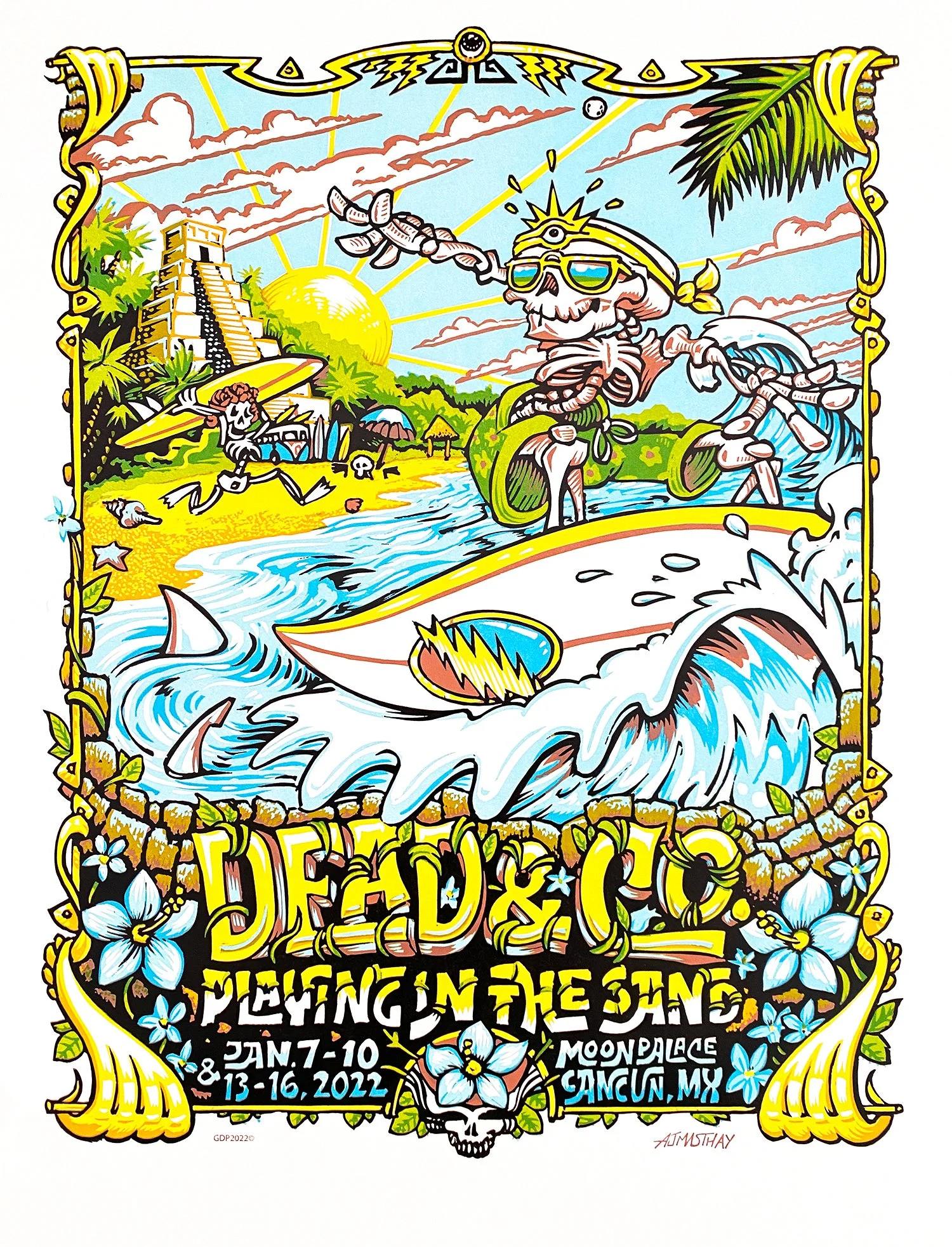 Dead & Company poster by AJ Masthay