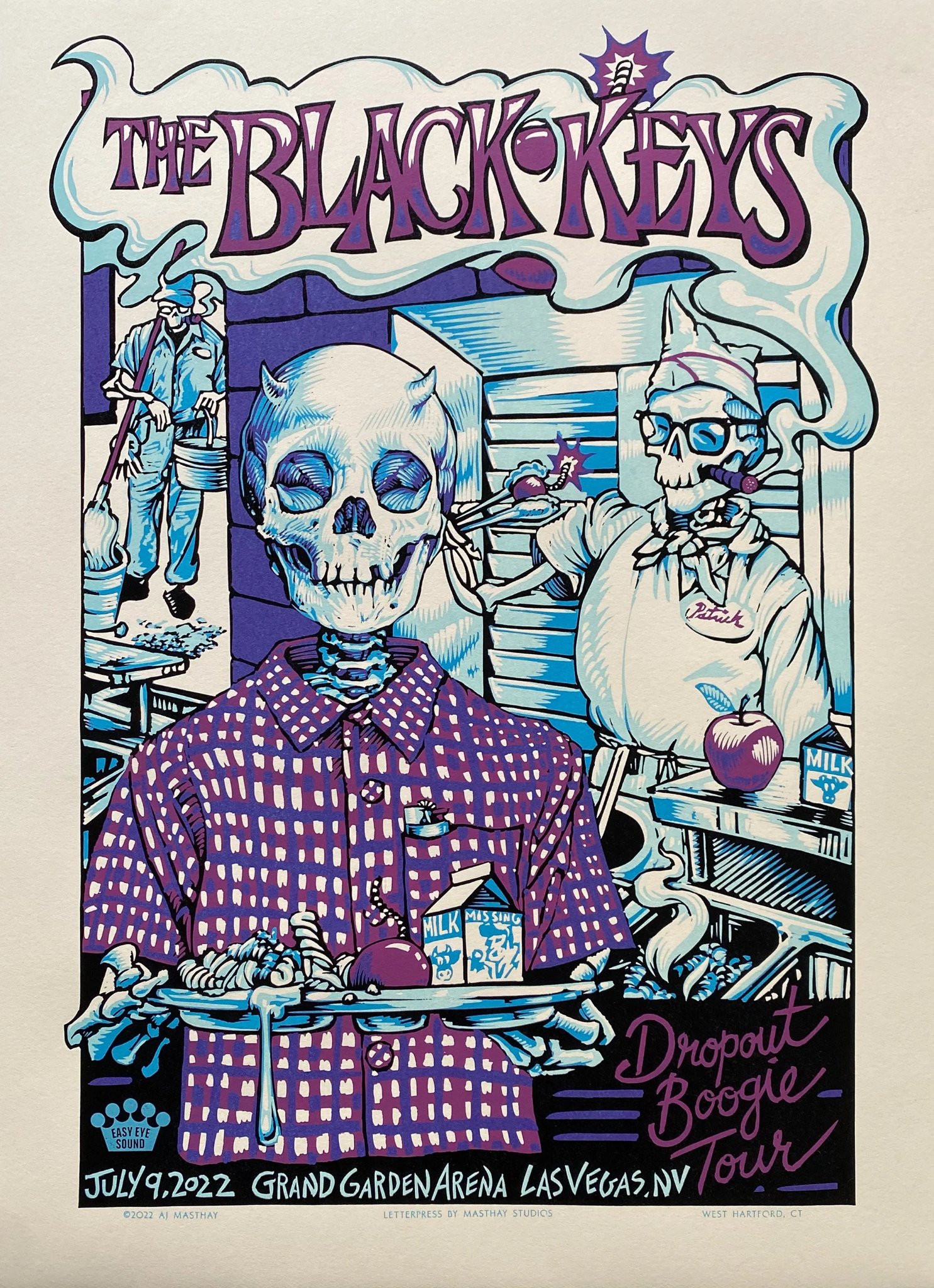 The Black Keys poster by AJ Masthay