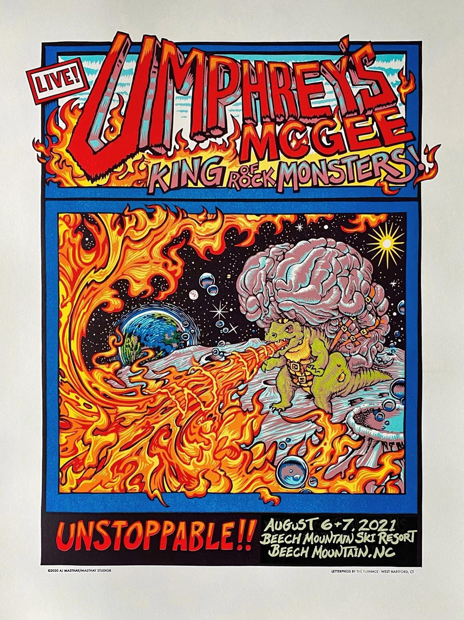 Umphrey's McGee poster by AJ Masthay