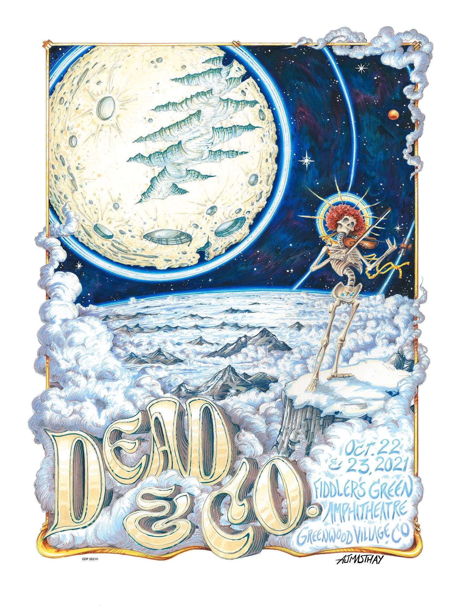 Dead & Company poster by AJ Masthay