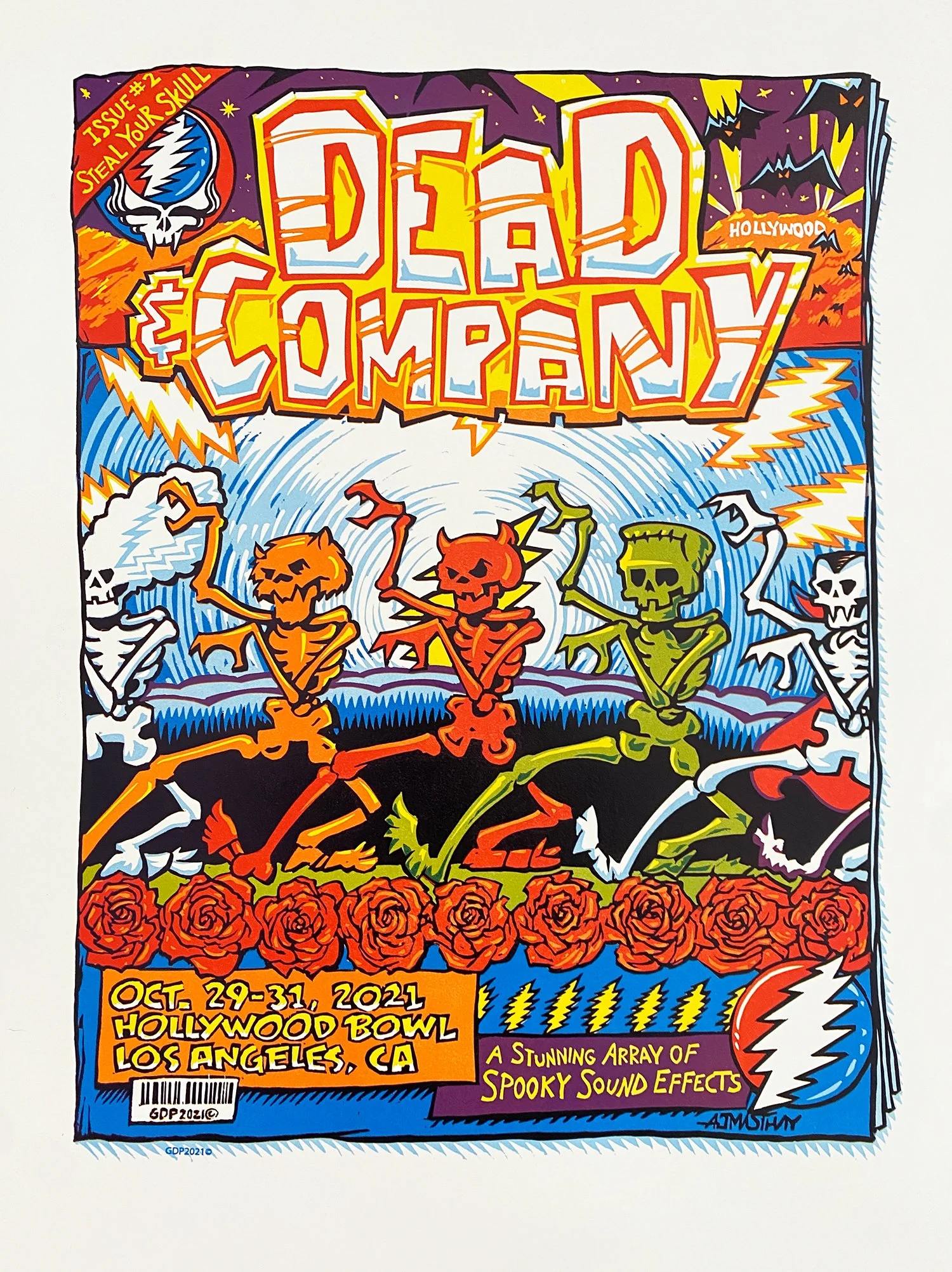 Dead & Company poster by AJ Masthay