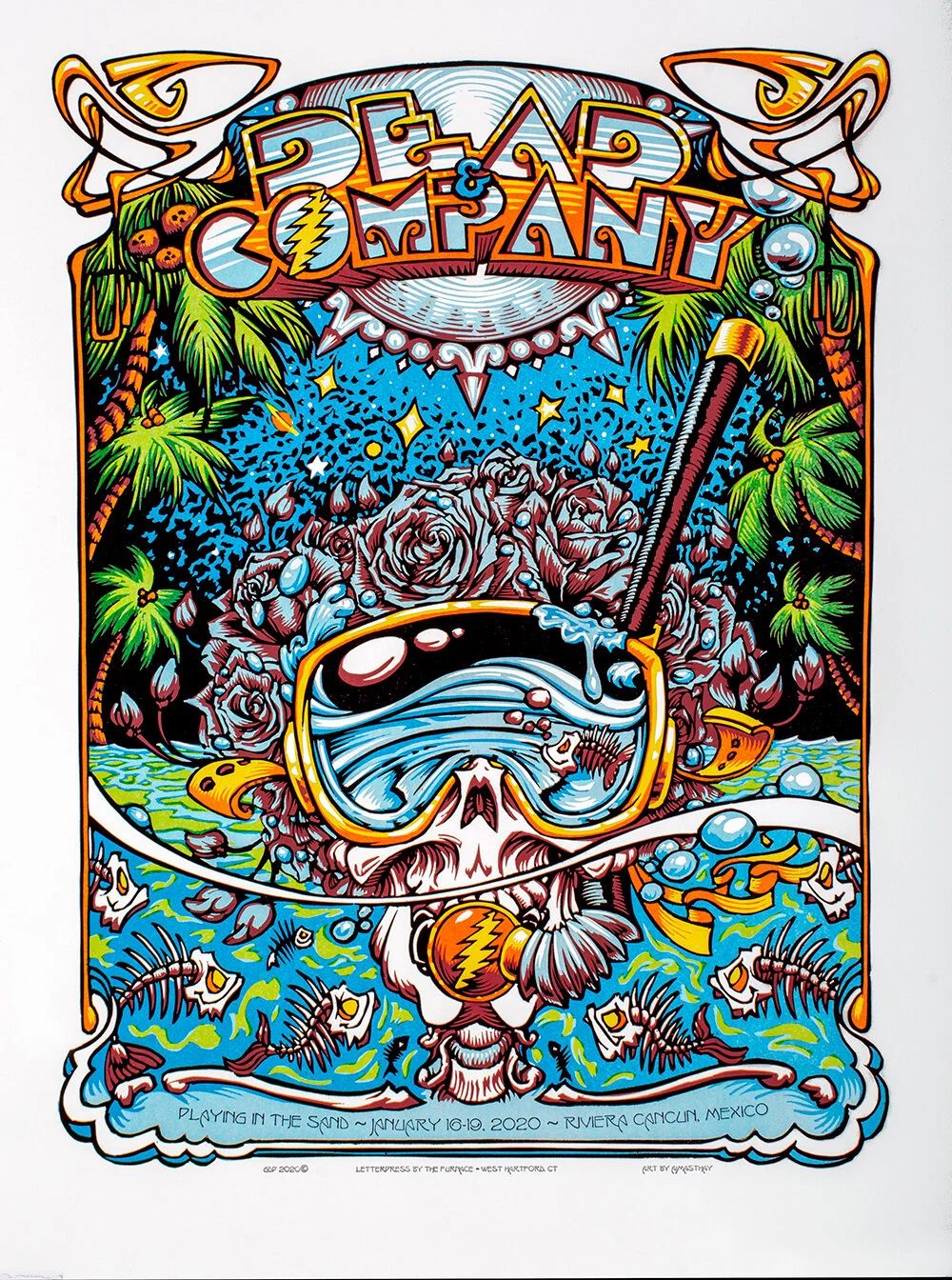 Dead & Company poster by AJ Masthay