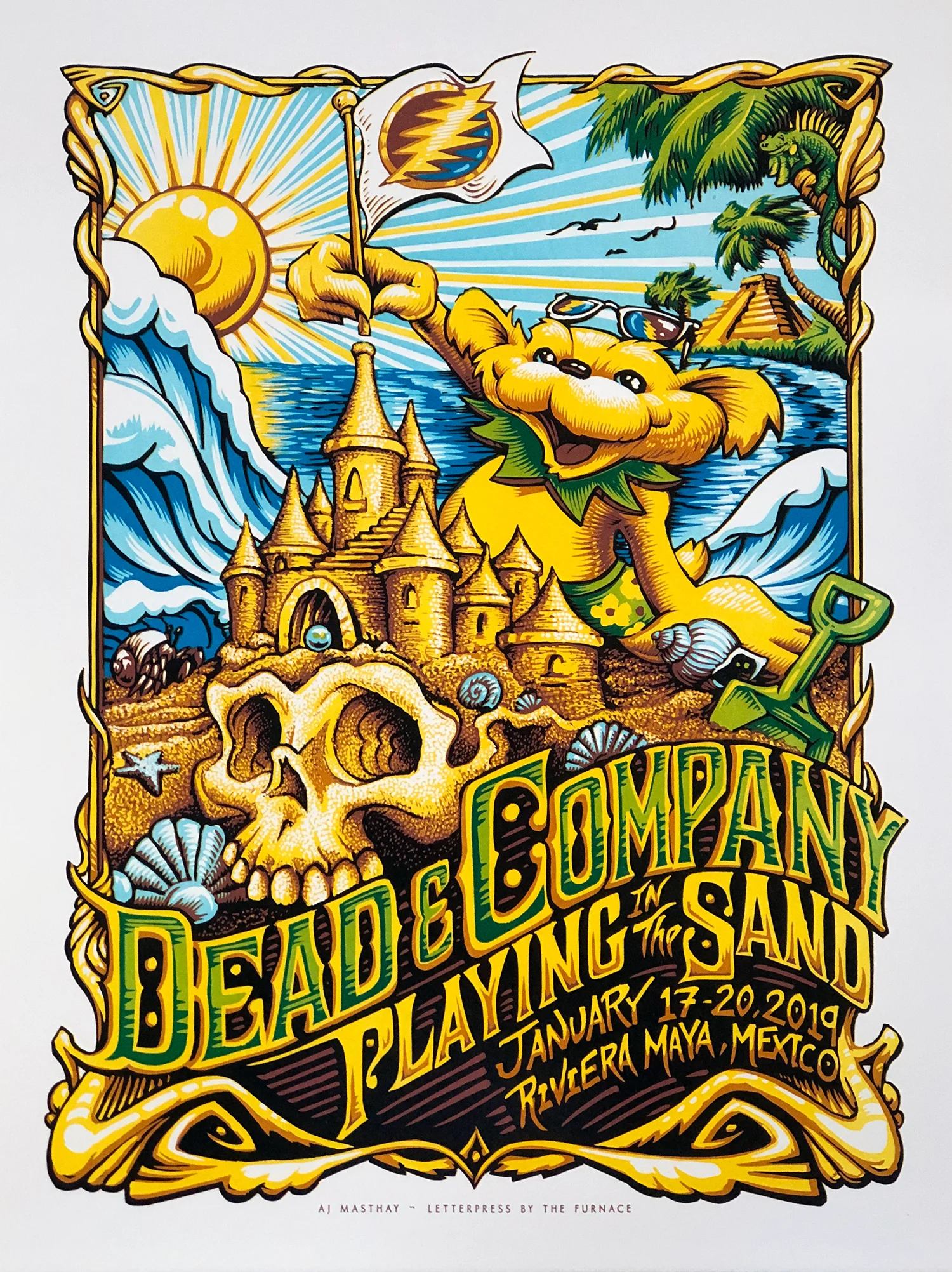 Dead & Company poster by AJ Masthay