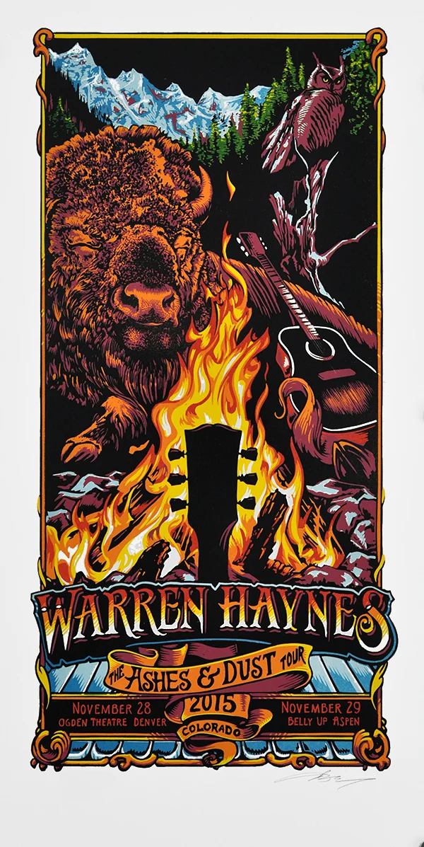 Warren Haynes poster by AJ Masthay