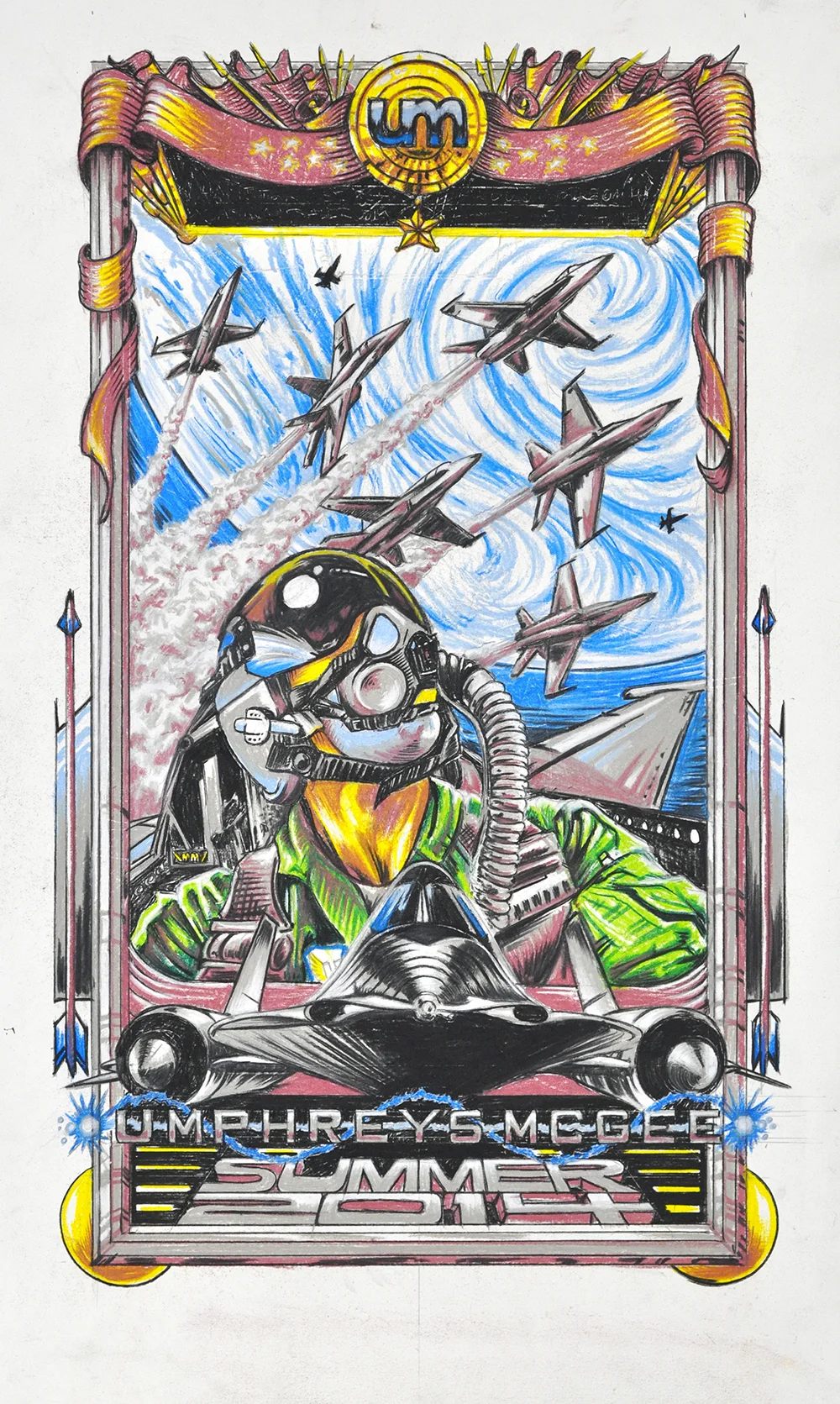 Umphrey's McGee poster by AJ Masthay