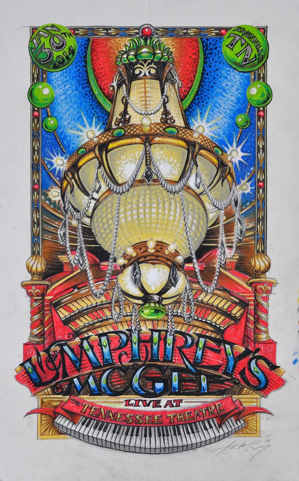 Umphrey's McGee poster by AJ Masthay