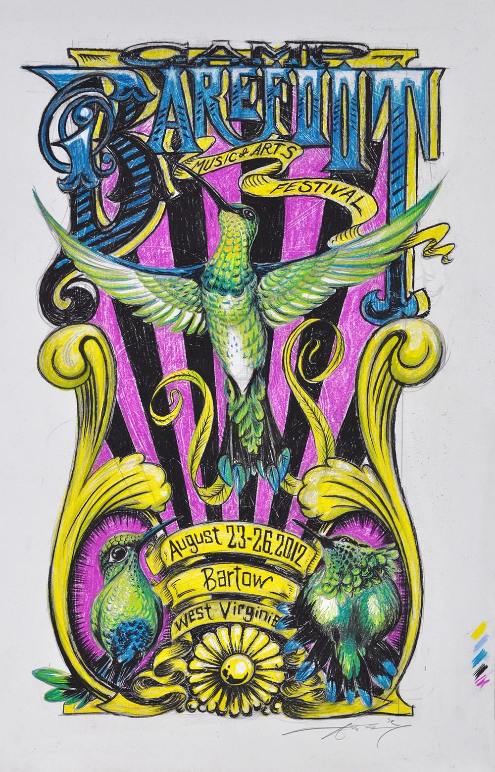 Barefoot poster by AJ Masthay