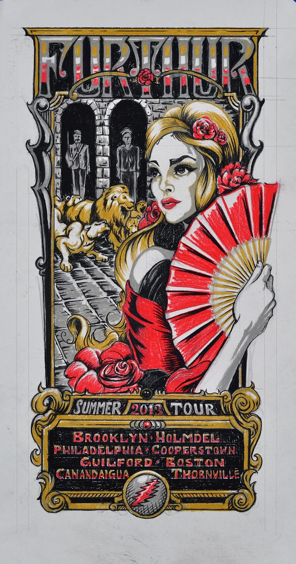 Furthur poster by AJ Masthay