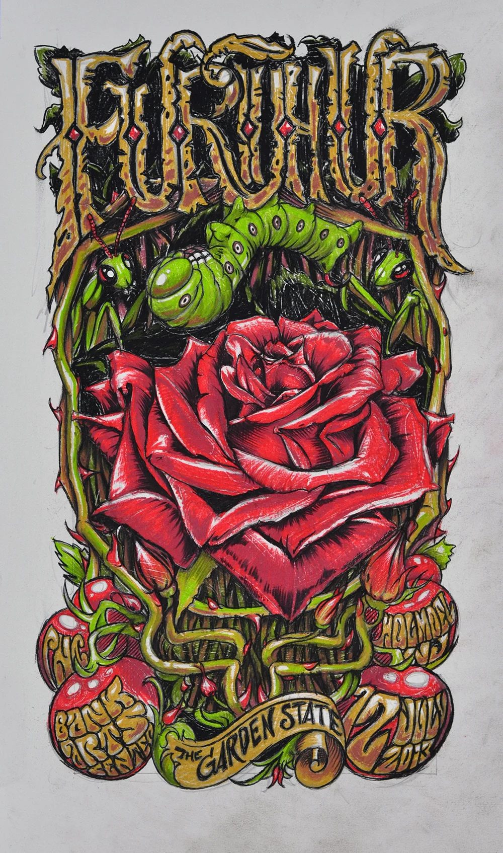 Furthur PNC72dpi poster by AJ Masthay