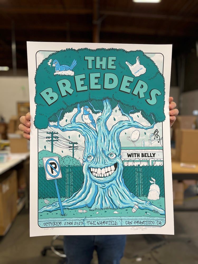 the Breeders poster by Bailey Flynn