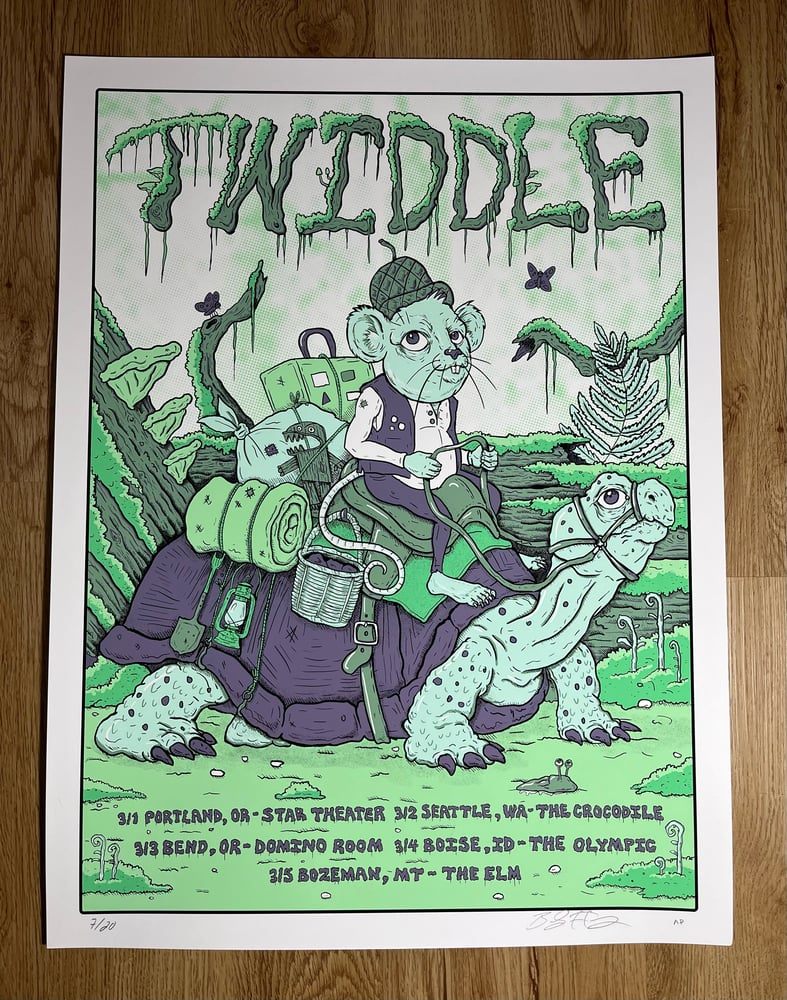Twiddle PNW poster by Bailey Flynn