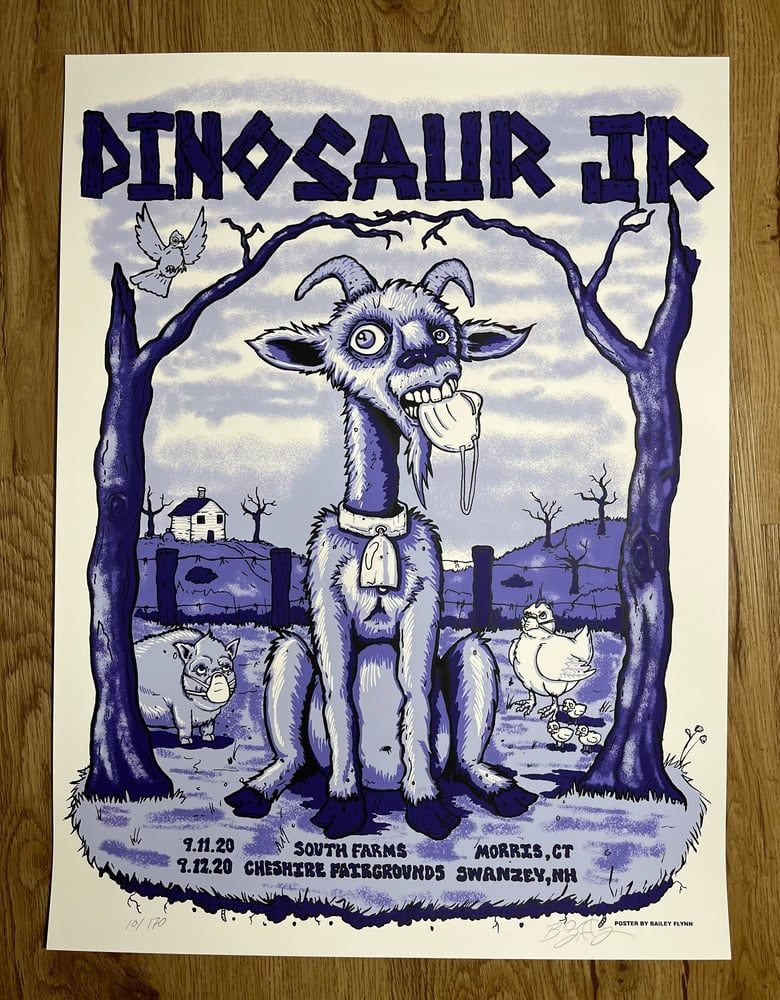 Dinosaur Jr. poster by Bailey Flynn