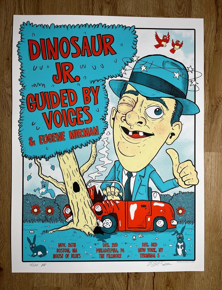 Dinosaur Jr. poster by Bailey Flynn