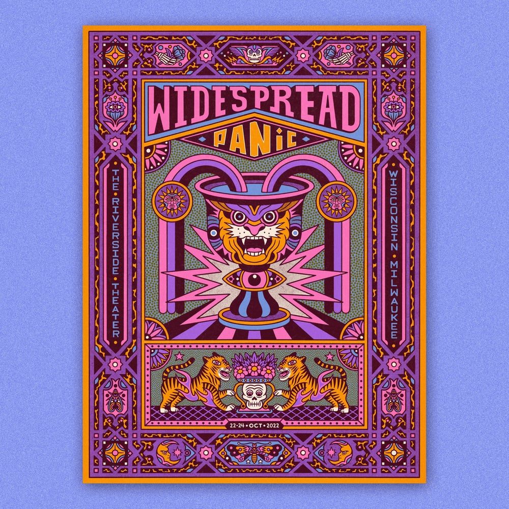 Widespread Panic poster by Bene Rohlmann