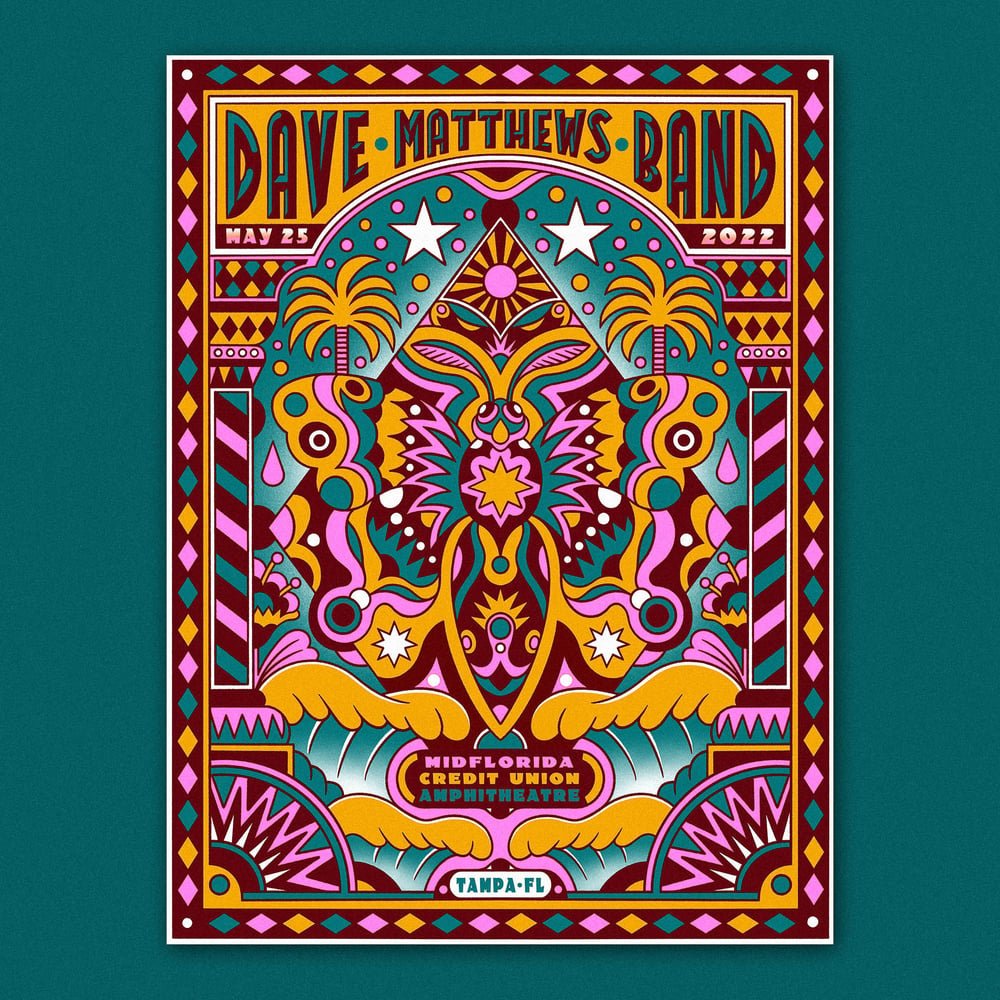 Dave Matthews Band poster by Bene Rohlmann