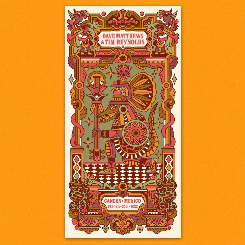 Dave Matthews Band poster by Bene Rohlmann