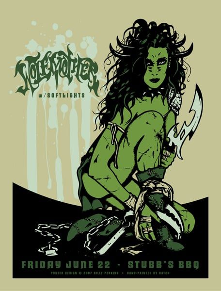 Wolfmother poster by Billy Perkins