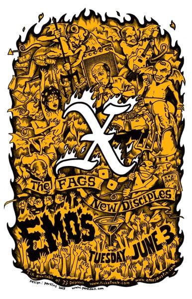 X poster by Billy Perkins