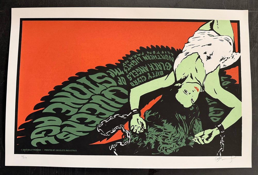 Queens of the Stone Age poster by Billy Perkins