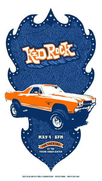 Kid Rock poster by Billy Perkins