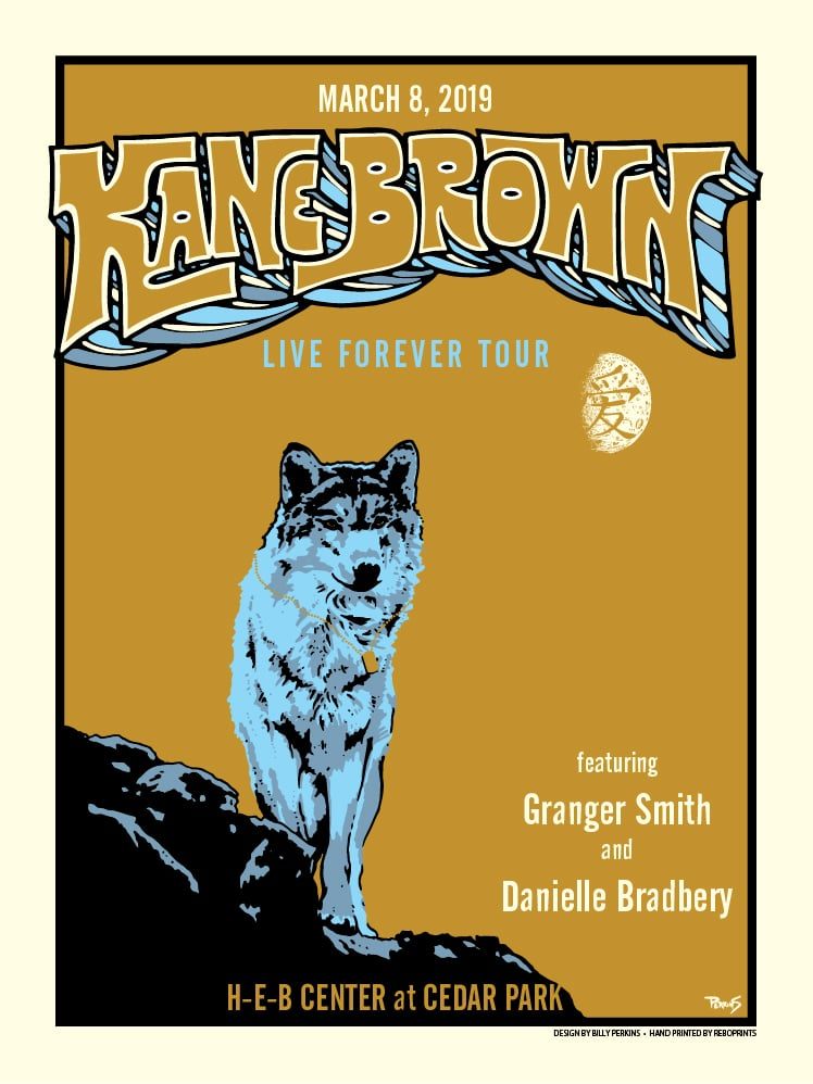 Kane Brown poster by Billy Perkins