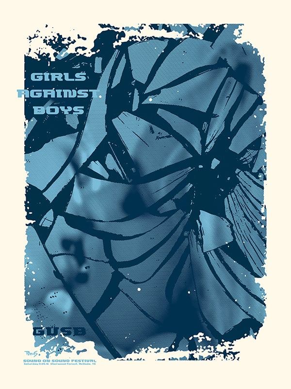 Girls Against Boys poster by Billy Perkins