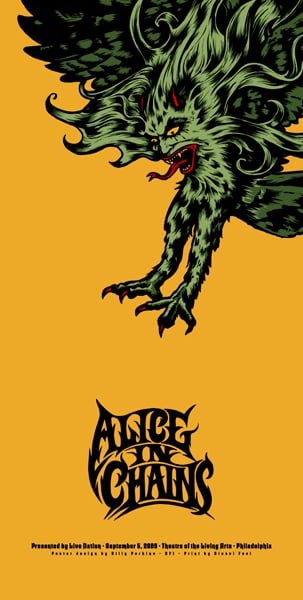 Alice in Chains poster by Billy Perkins