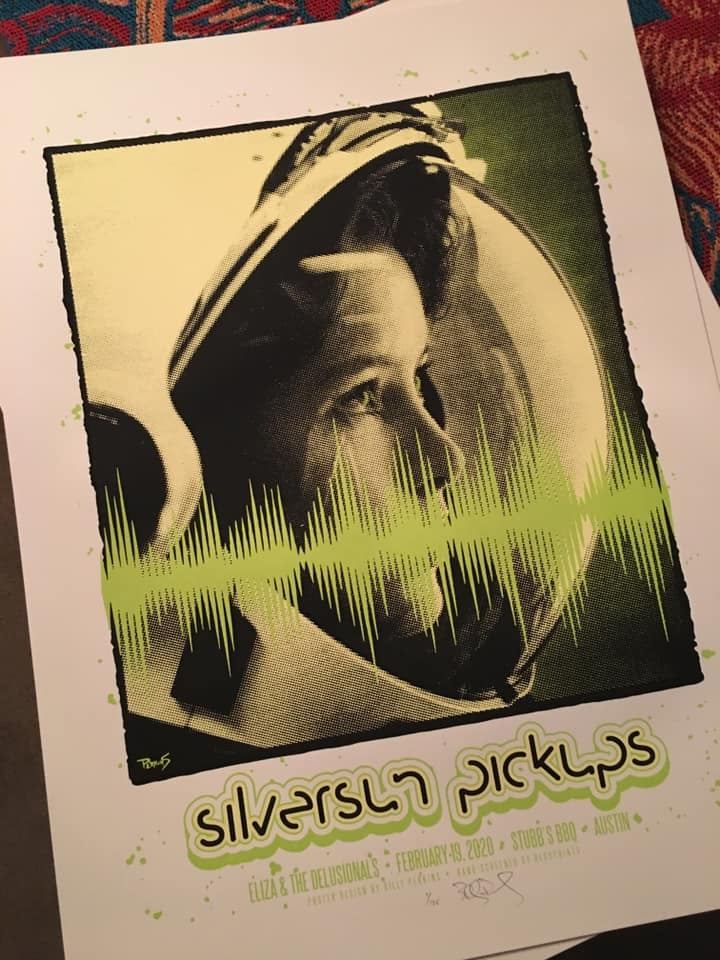 Silversun Pickups, Austin poster by Billy Perkins