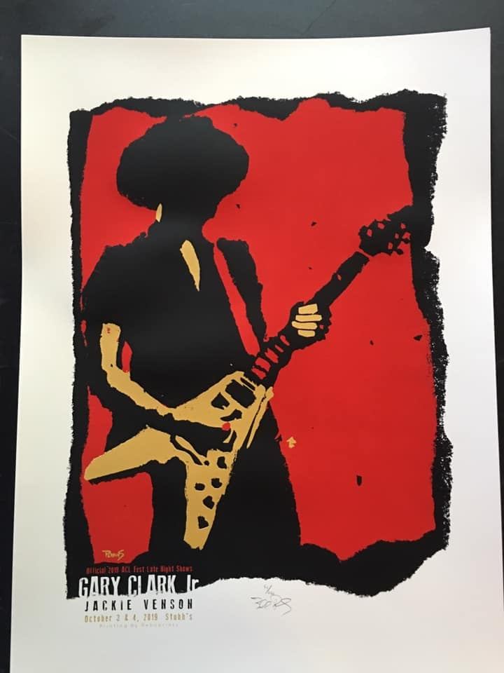 Gary Clark Jr. poster by Billy Perkins