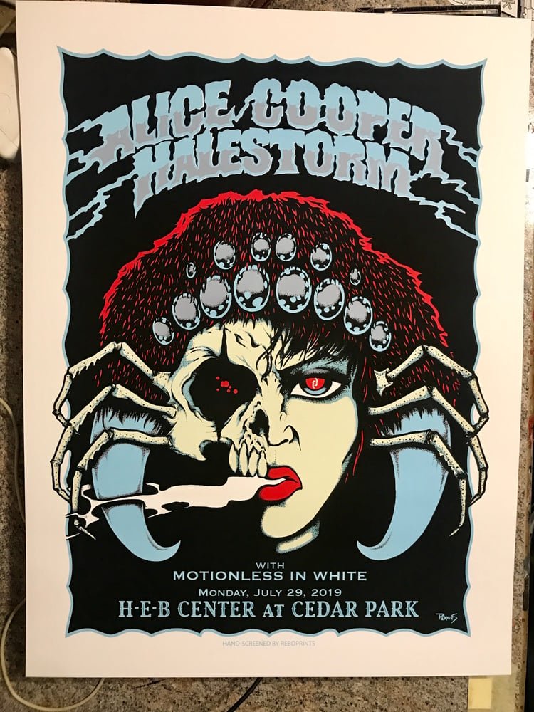 Alice Cooper poster by Billy Perkins