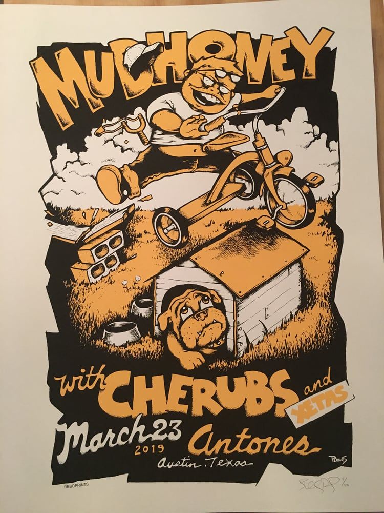 Mudhoney poster by Billy Perkins