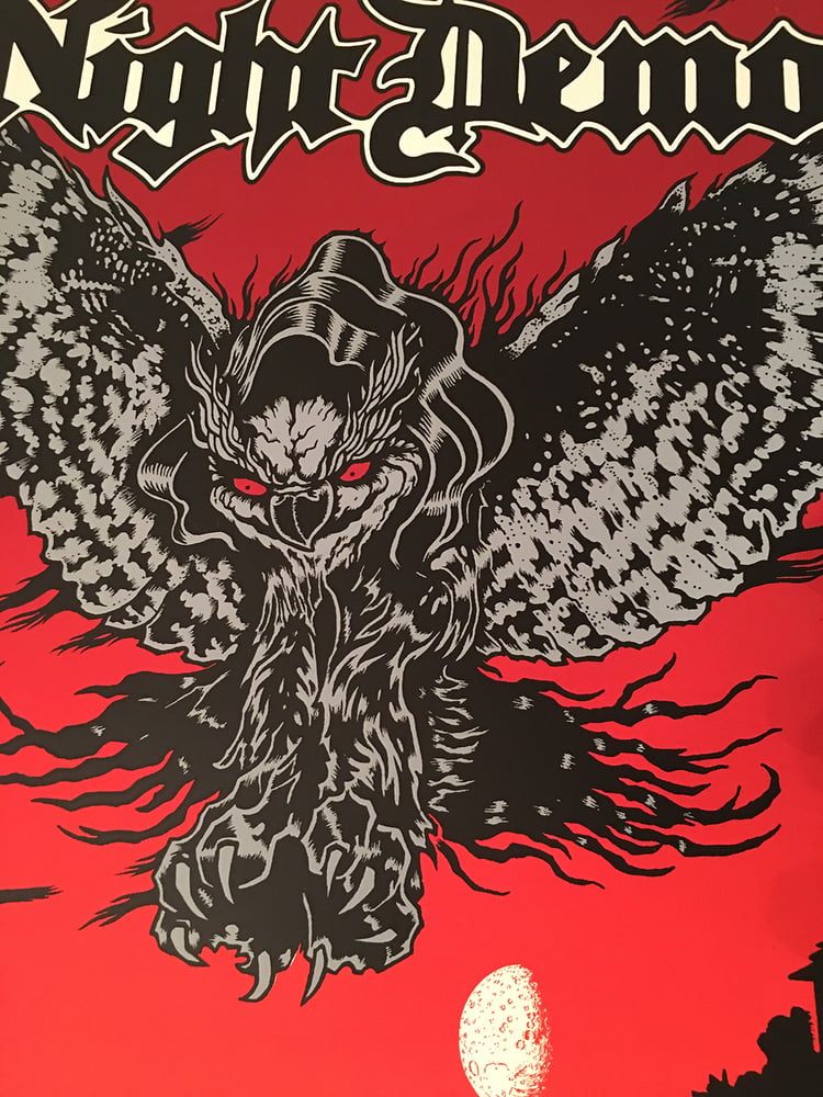 Night Demon poster by Billy Perkins