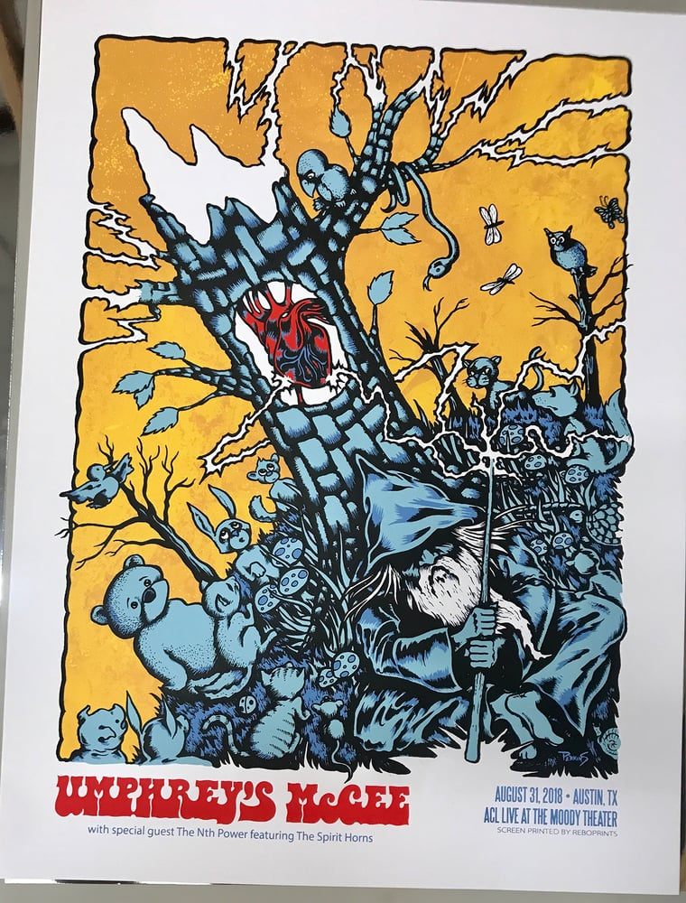 Umphrey's McGee poster by Billy Perkins