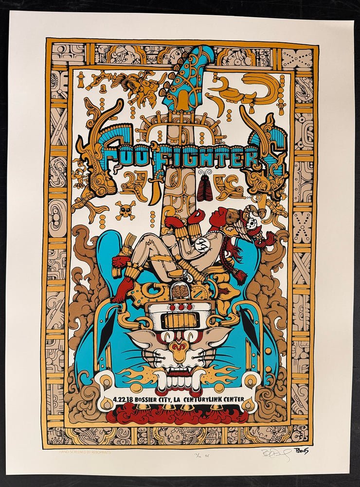 Foo Fighters poster by Billy Perkins