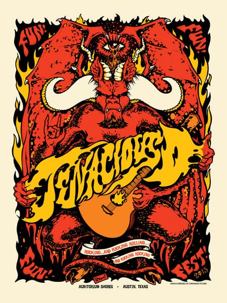Tenacious D poster by Billy Perkins