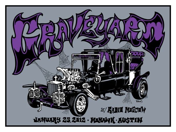 Graveyard poster by Billy Perkins