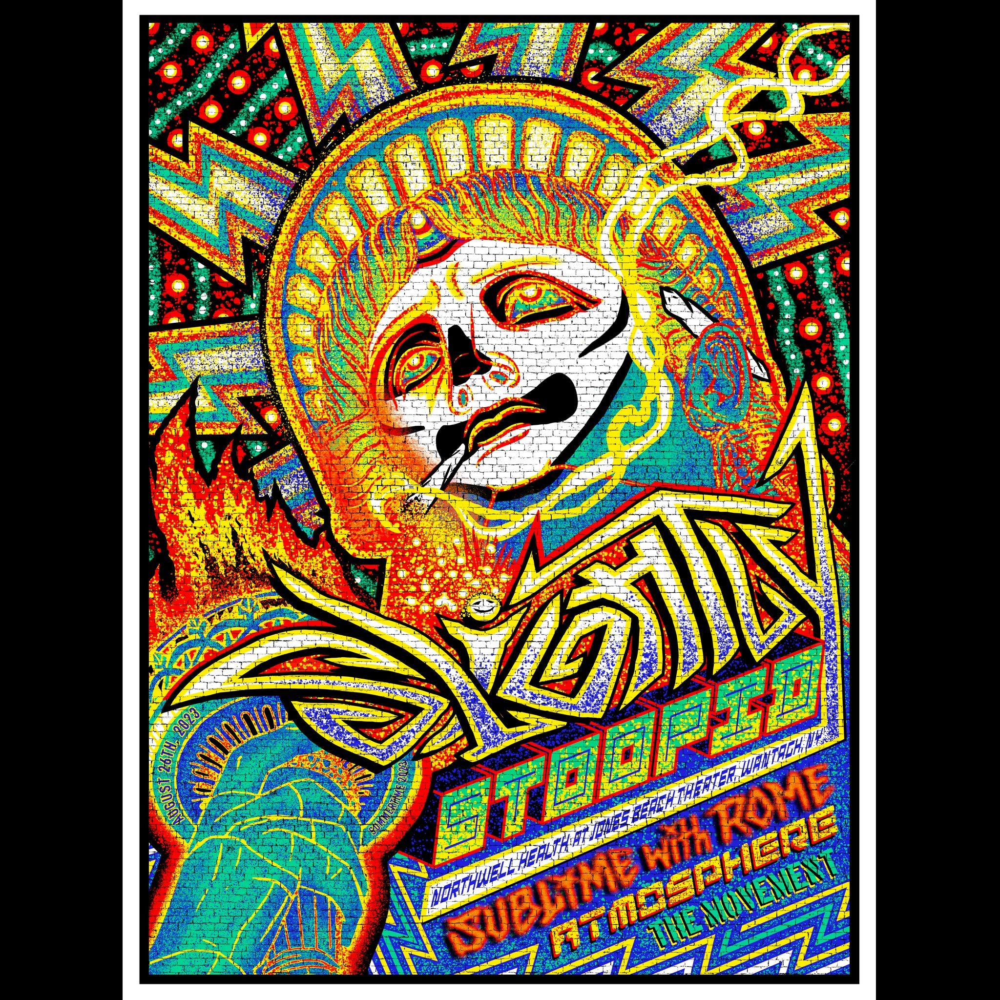 Slightly Stoopid poster by Brad Klausen