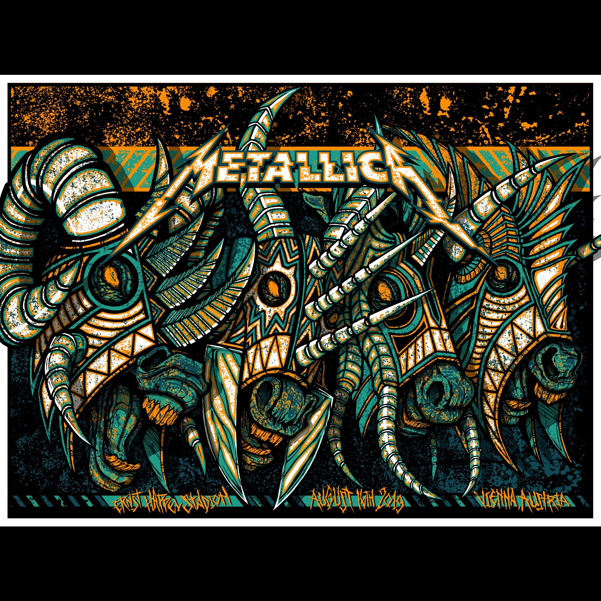 Metallica poster by Brad Klausen
