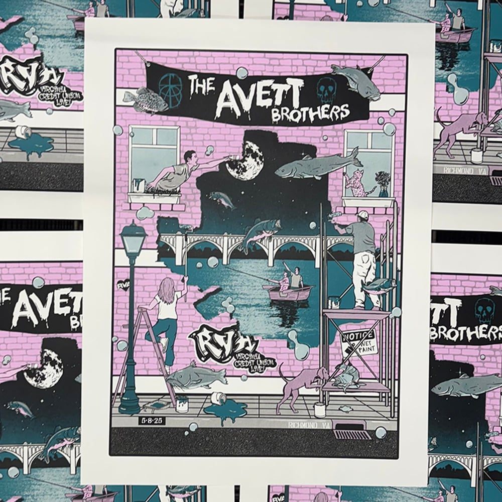 Avett poster by Brian Bojo