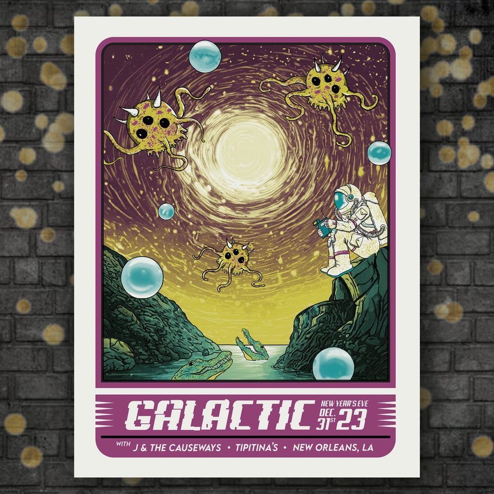 Galactic poster by Brian Bojo