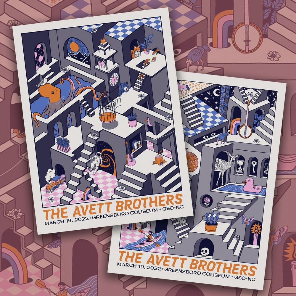Avett poster by Brian Bojo