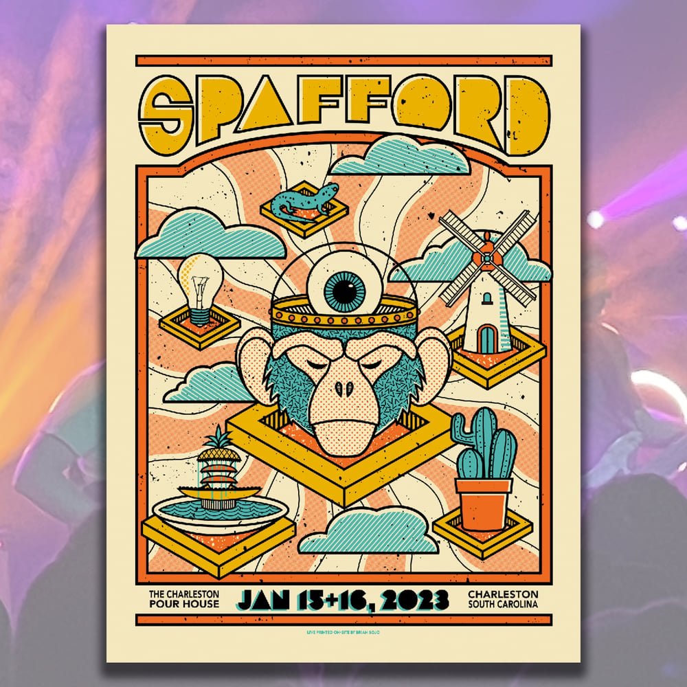 Spafford poster by Brian Bojo