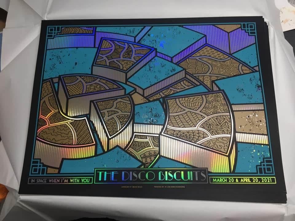 The Disco Biscuits poster by Brian Bojo