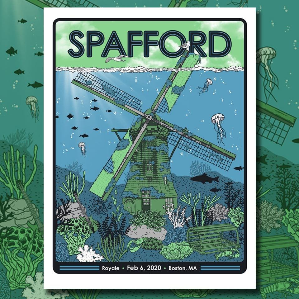 Spafford poster by Brian Bojo