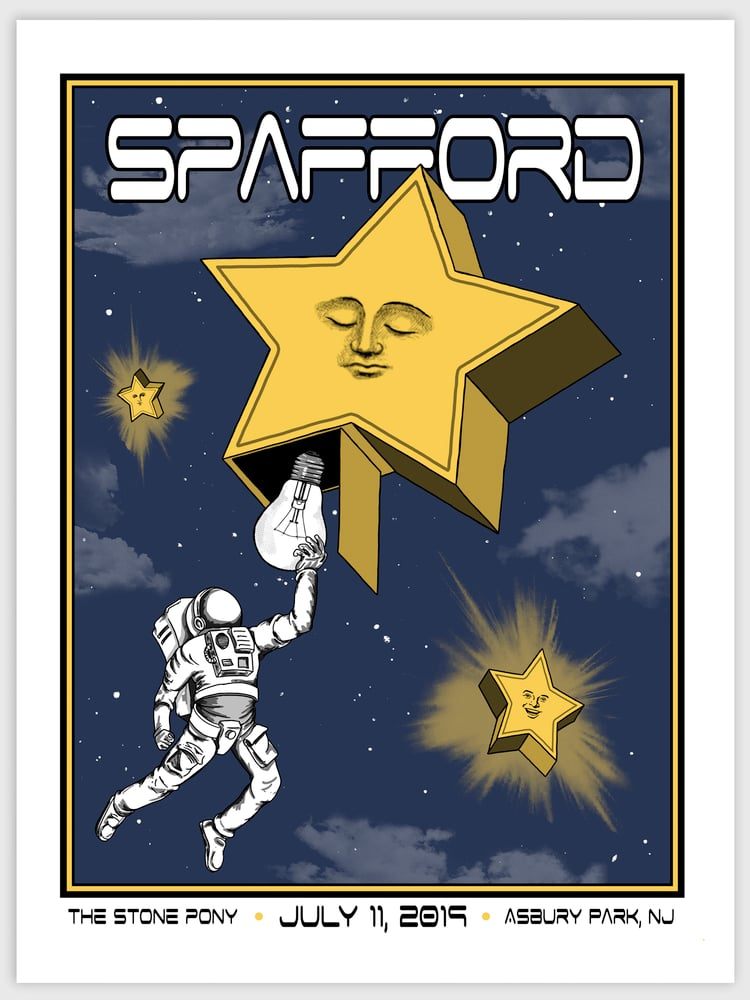 Spafford poster by Brian Bojo