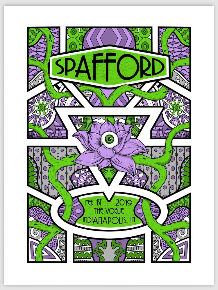 Spafford poster by Brian Bojo