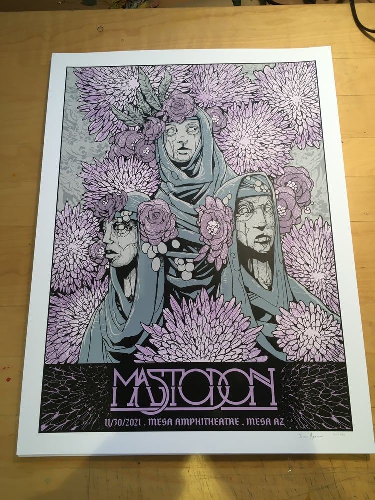 Mastodon Mesa AZ poster by Brian Mercer