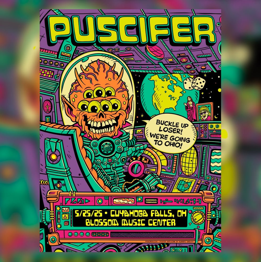 Puscifer poster by Burrito Breath