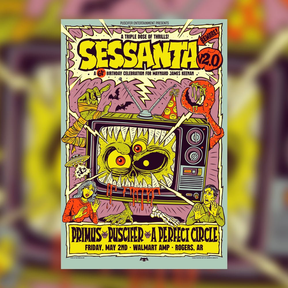 Sessanta poster by Burrito Breath