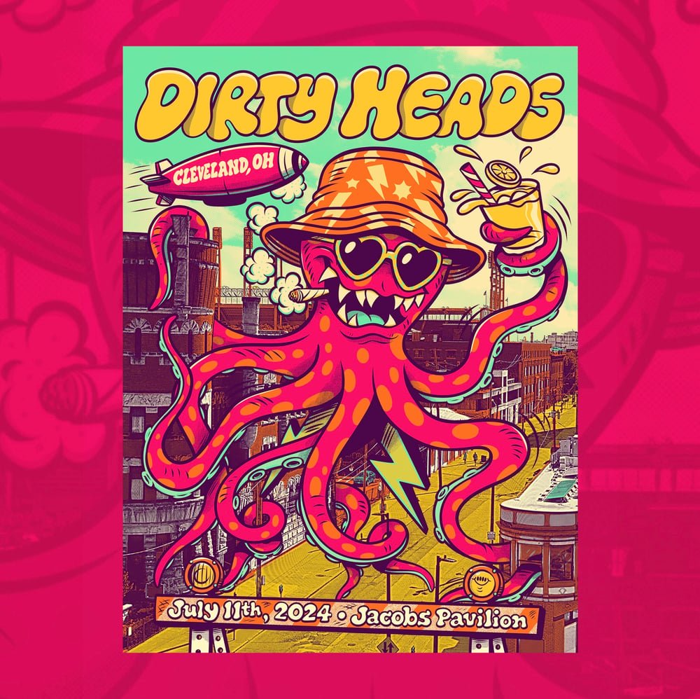 Dirty Heads poster by Burrito Breath